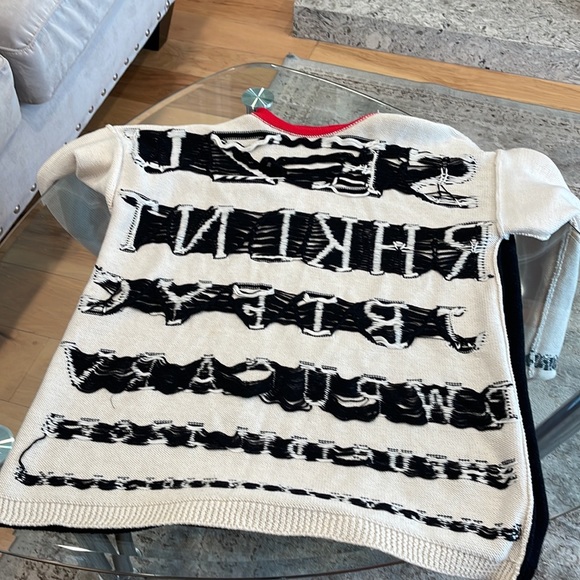 Vintage hand loomed cotton sweater in perfect condition - Picture 6 of 11